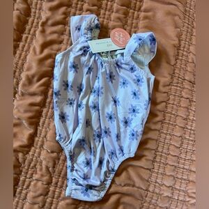 Bailey’s Blossom Purple Floral Baby Girl Onesie